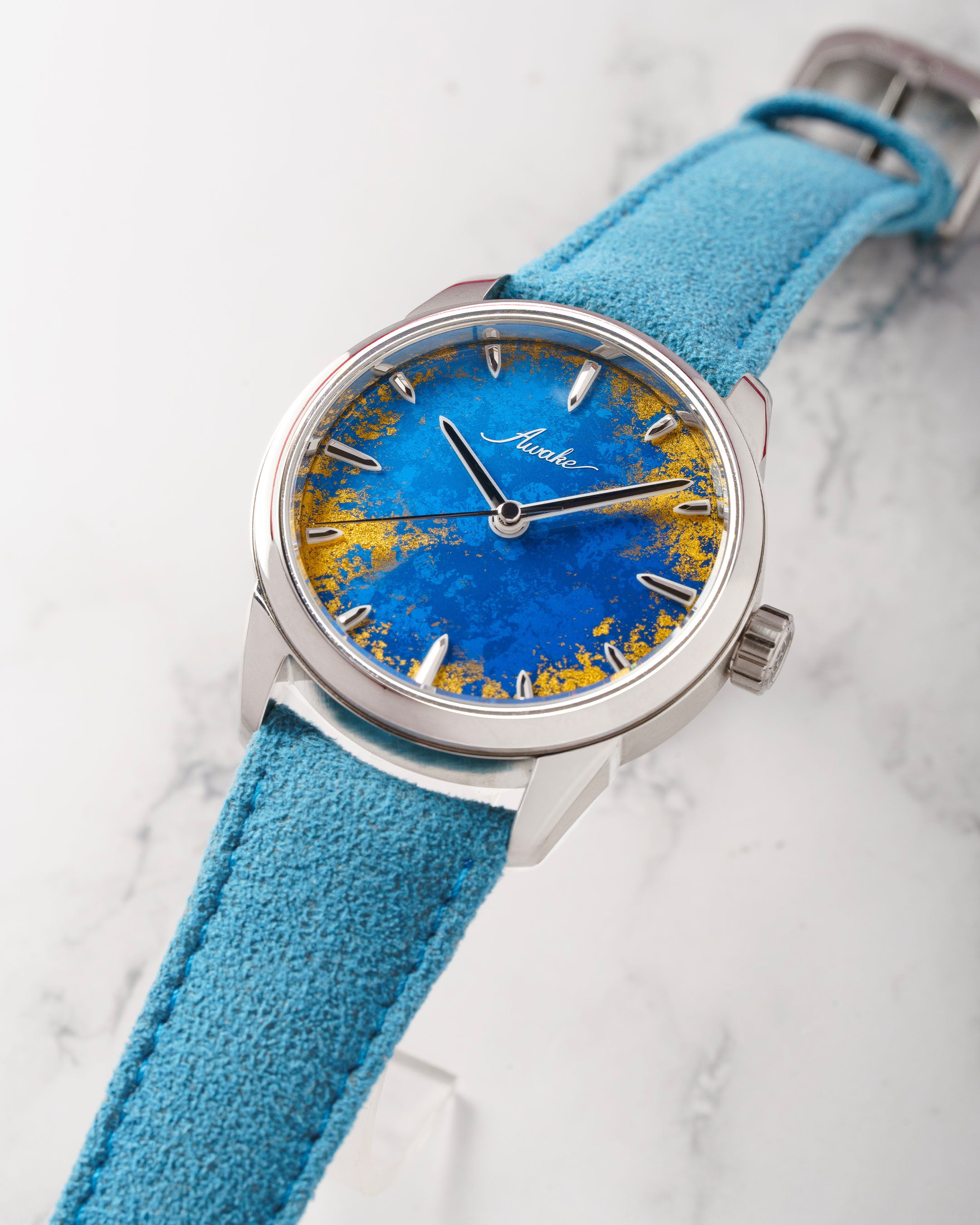 Son Mài - Frosted Leaf « Royal Blue »