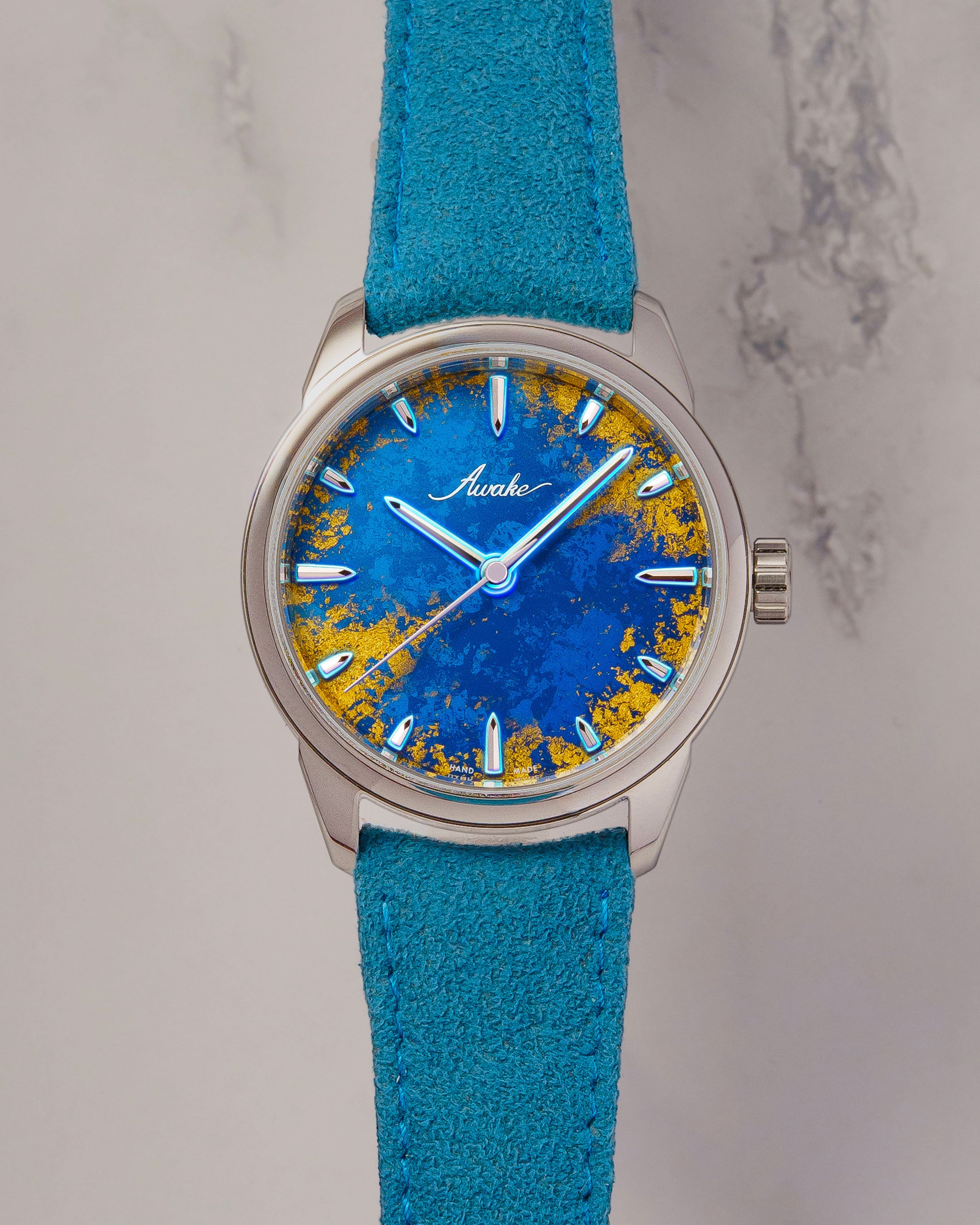 Son Mài - Frosted Leaf « Royal Blue »