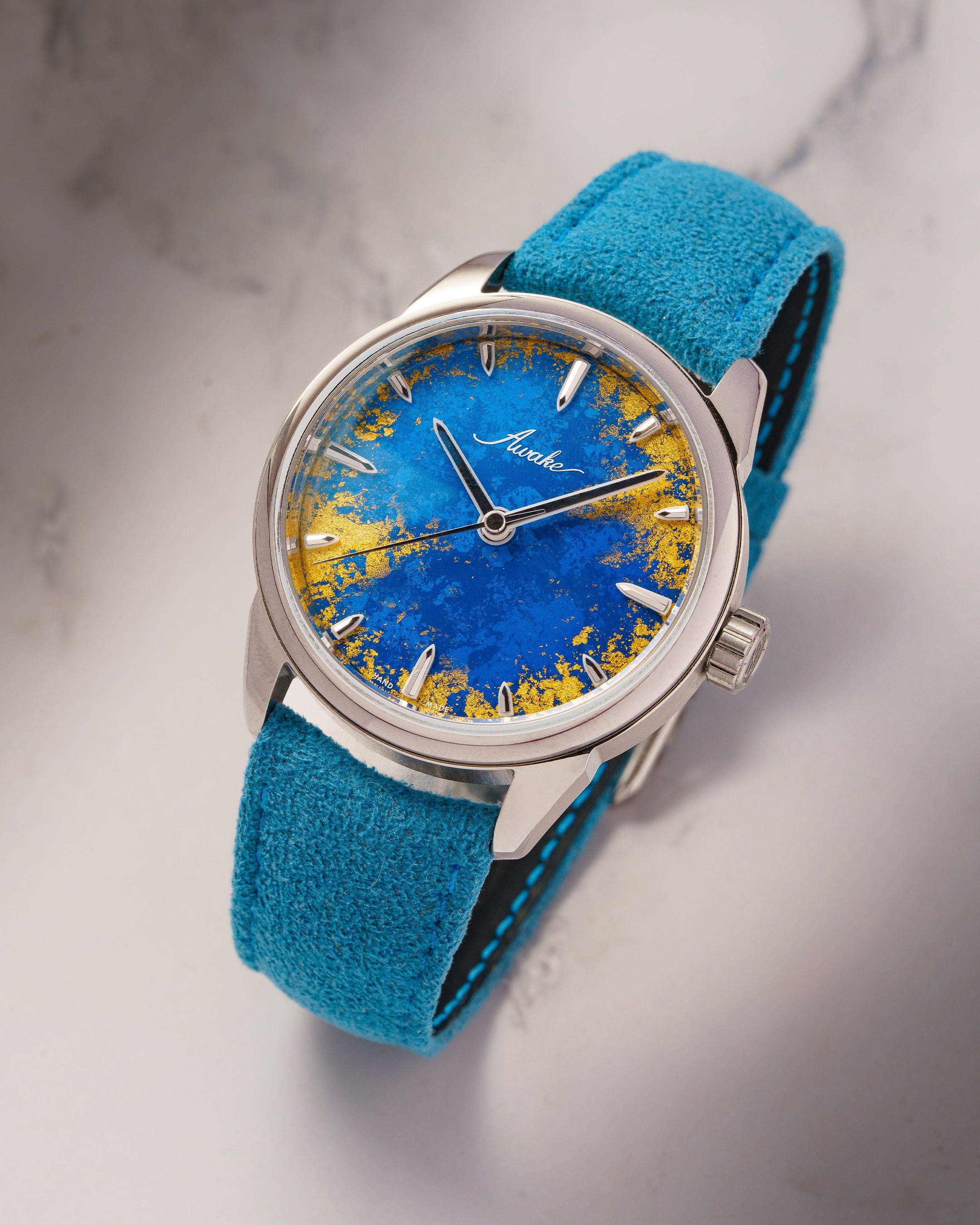 Son Mài - Frosted Leaf « Royal Blue »