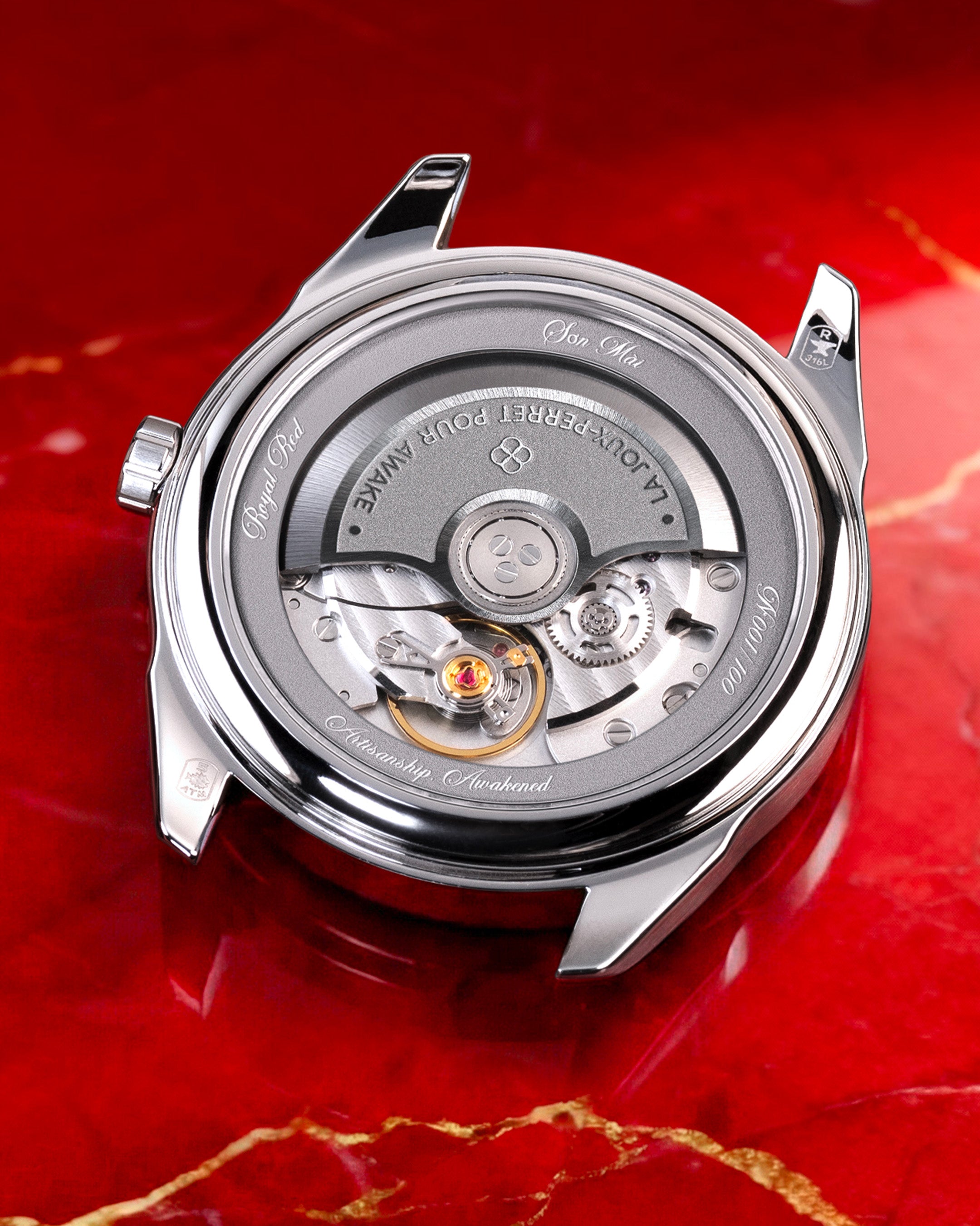 Son Mài - Frosted Leaf - Royal Red