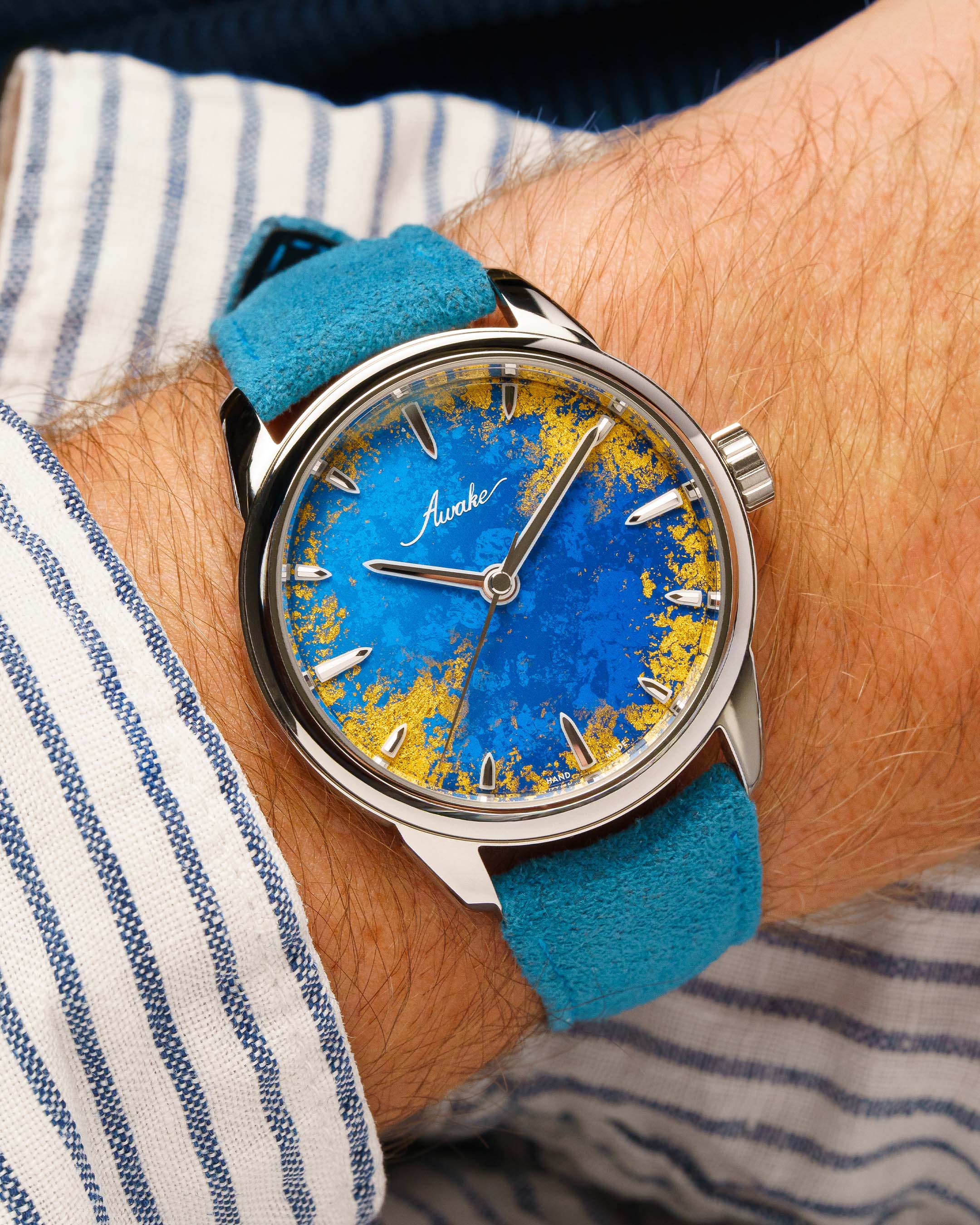 Son Mài - Frosted Leaf « Royal Blue »