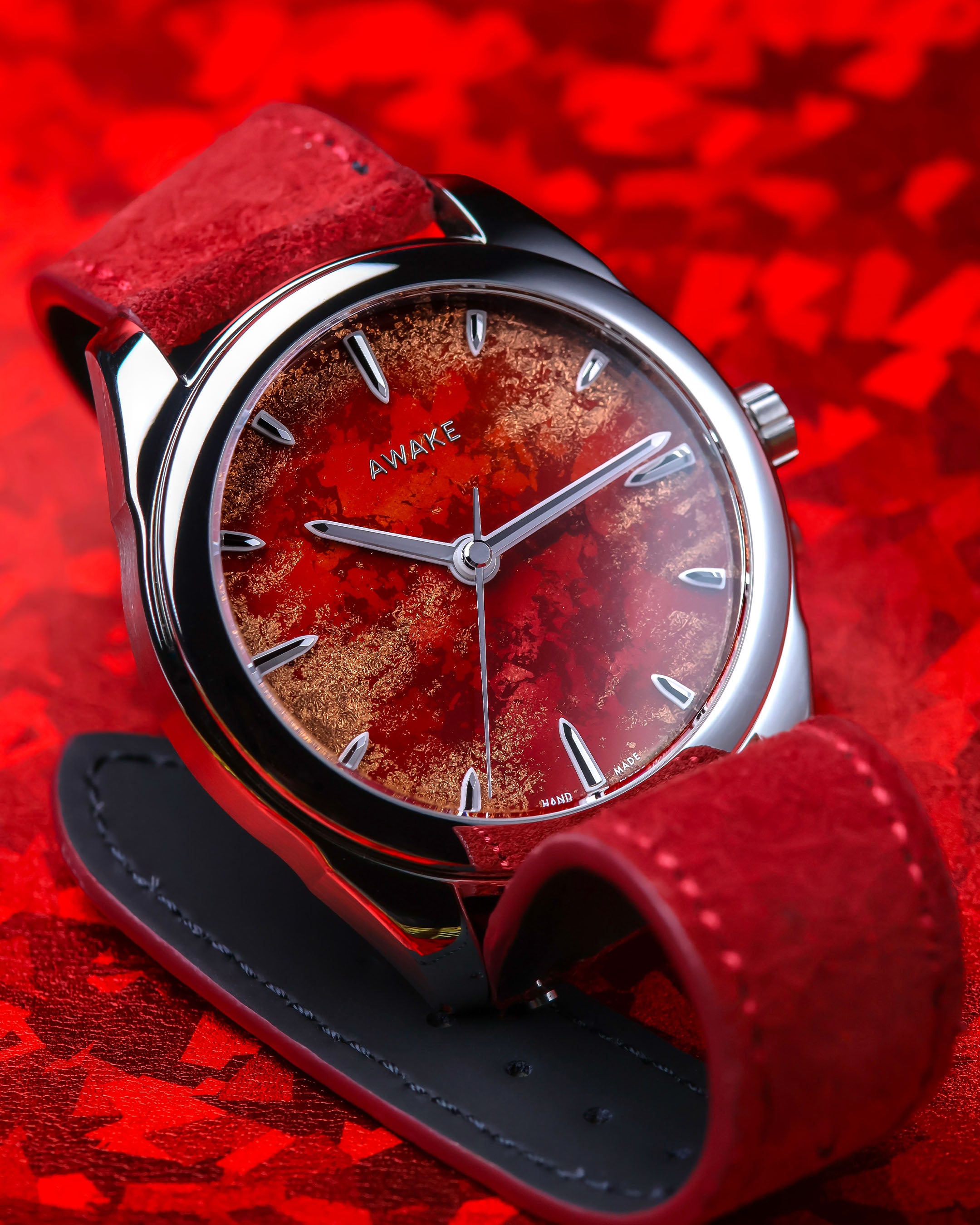 Son Mài - Frosted Leaf - Royal Red