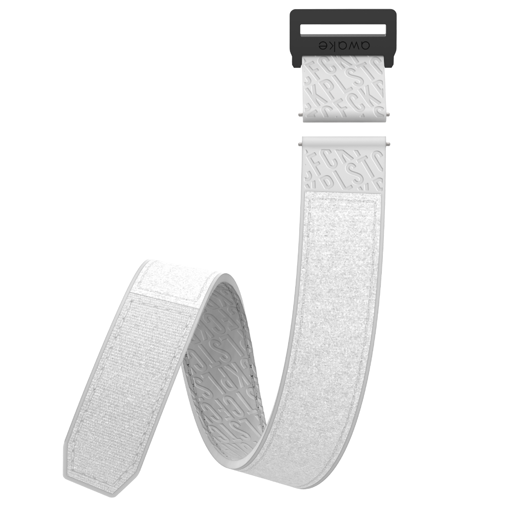 Bracelet ST.01 BioPoly Velcro Blanc